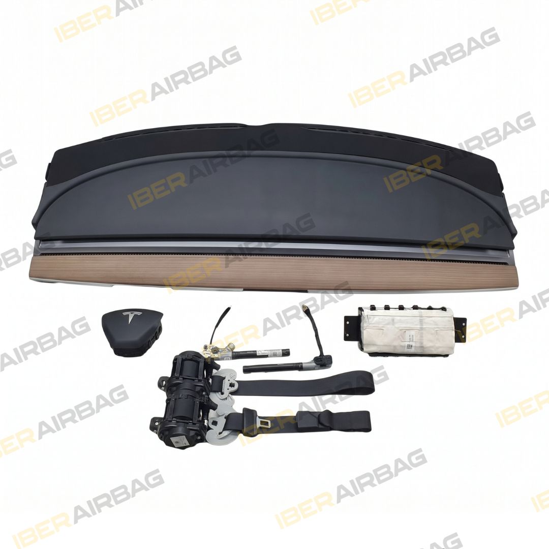 KIT DE AIRBAGS TESLA 3 / TESLA Y MADERA (2017 – 2023)